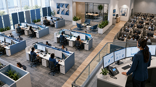 Space planning for what call centers need, besides more desks, shifts attention toward how the floor works. The right layout says more than square footage.