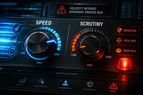 Marketing is no longer just about generating attention or improving performance metrics. In a fast, AI-driven environment, it has become a leadership function where speed, oversight, and accountability directly shape trust, credibility, and long-term business stability.